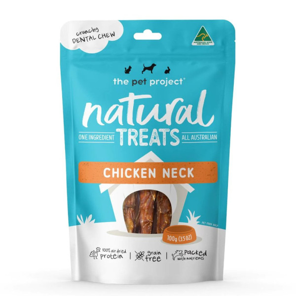 The Pet Project Natural Treats - Chicken Neck