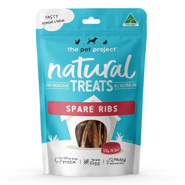 The Pet Project Natural Treats - Spare Ribs