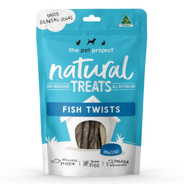 The Pet Project Natural Treats - Fish Twists